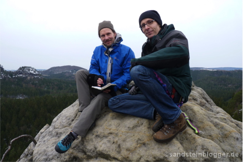 Ralf und Sven auf dem Gipfel