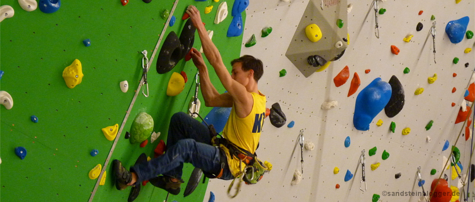 kletterwand SBB-Kletterhalle in Dresden