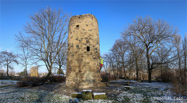 Kletterer am Rapunzelturm