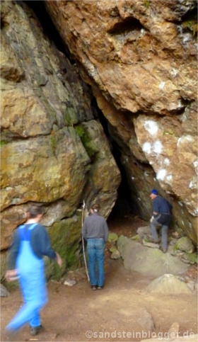 Haupteingang der Schleifsteinhöhle