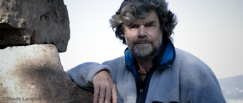 Reinhold Messner im Gebirge