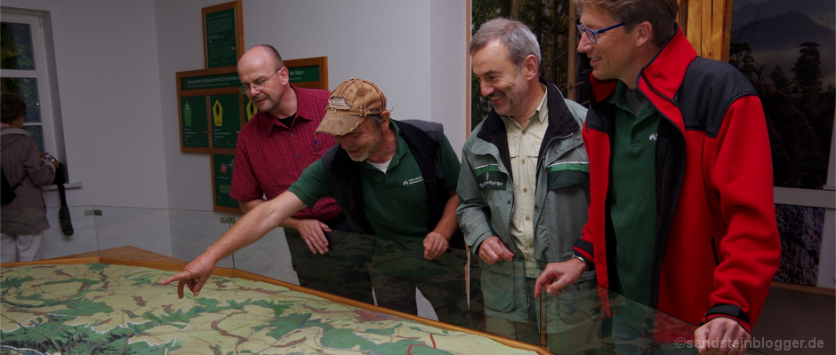 Landschaftsrelief der Sächsischen Schweiz