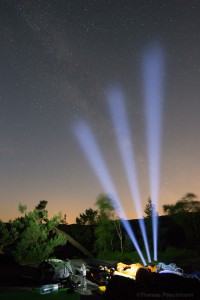 Fotografen spielen mit Licht