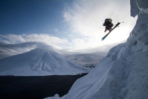 Extreme Skiabfahrt