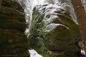 Kletterfelsen Seife im Kleinen Zschand