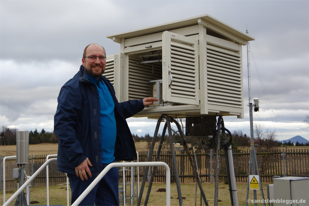 Thermohygrograph der Wetterwarte Zinnwald