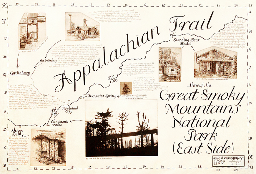 Karte vom Trail