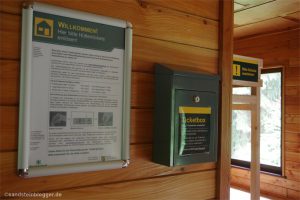 Ticketbox in der Rotsteinhütte