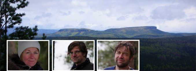 Wir sind dann mal weg! Im Elbsandstein. Landschaft mit Tafelbergen, Portraitbilder