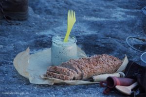 Brot mit Frischkäse